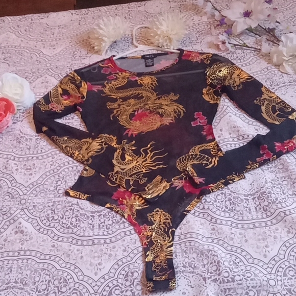 Black Sheer bodysuit - Picture 3 of 14